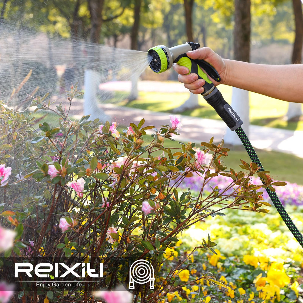 Relxitl garden hose showing flexibility in cold weather