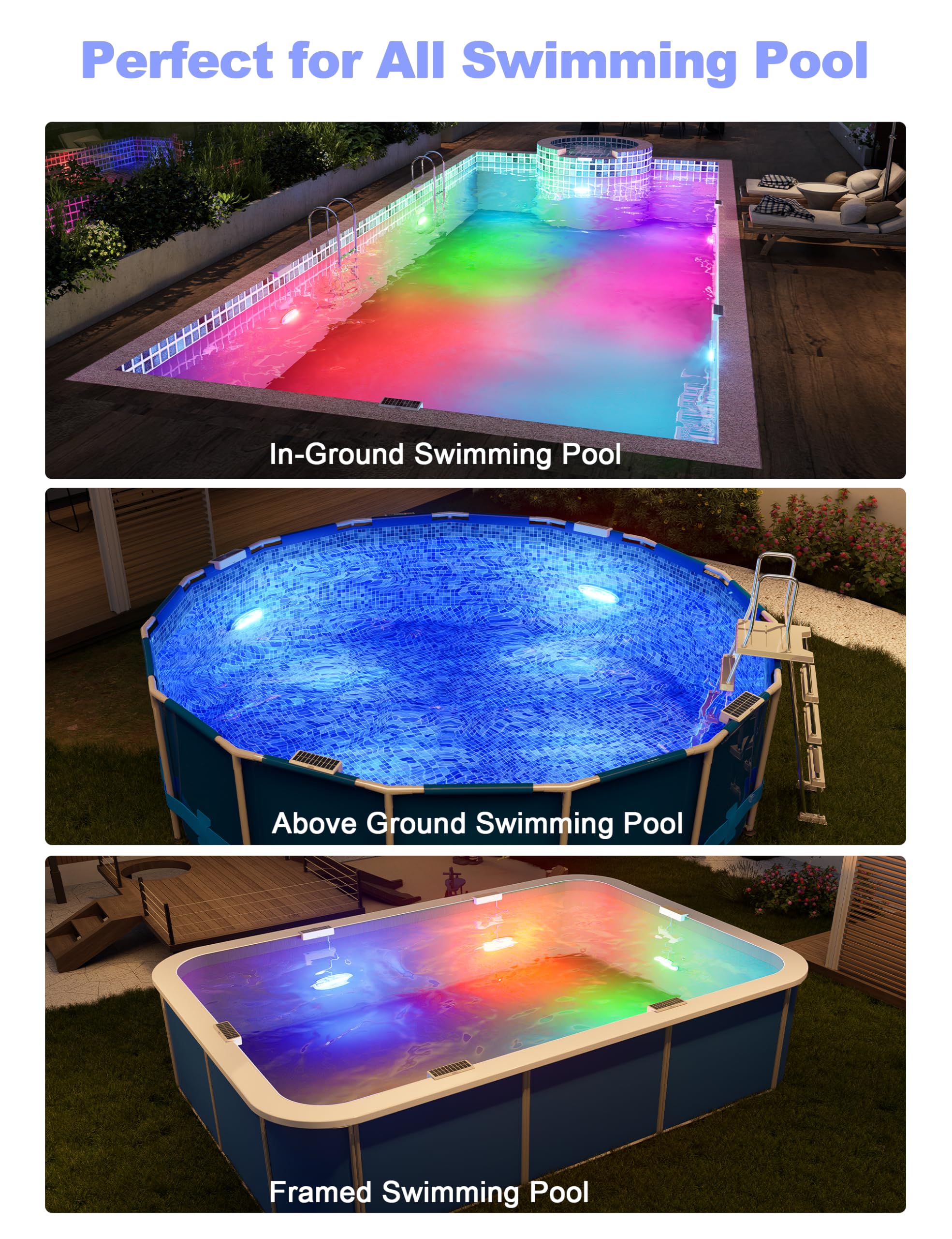 Remote control for APONUO Solar Pool Lights