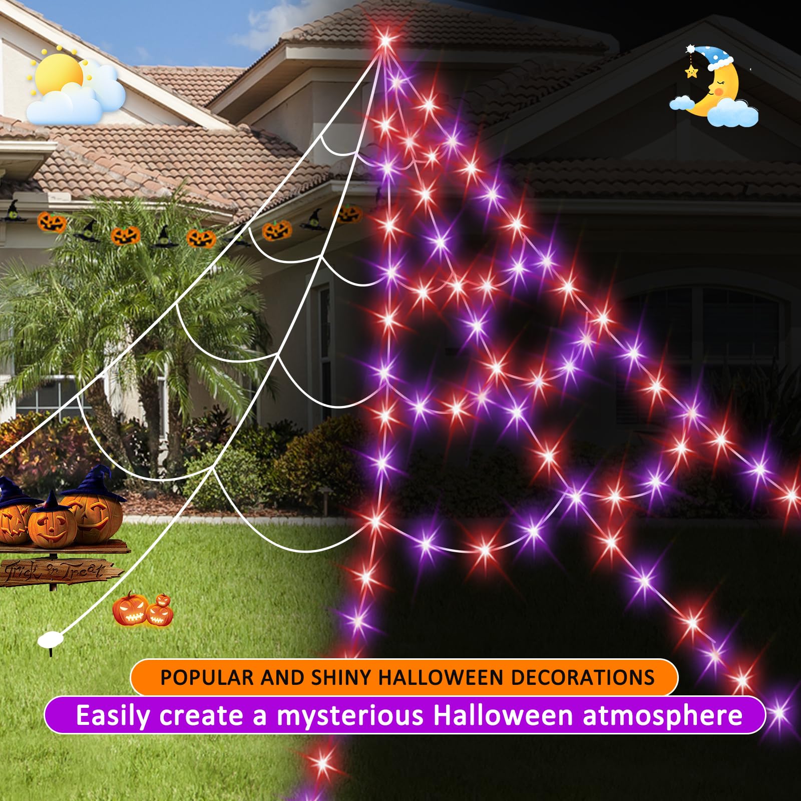 Remote control for GORKAY Halloween Spider Web Lights