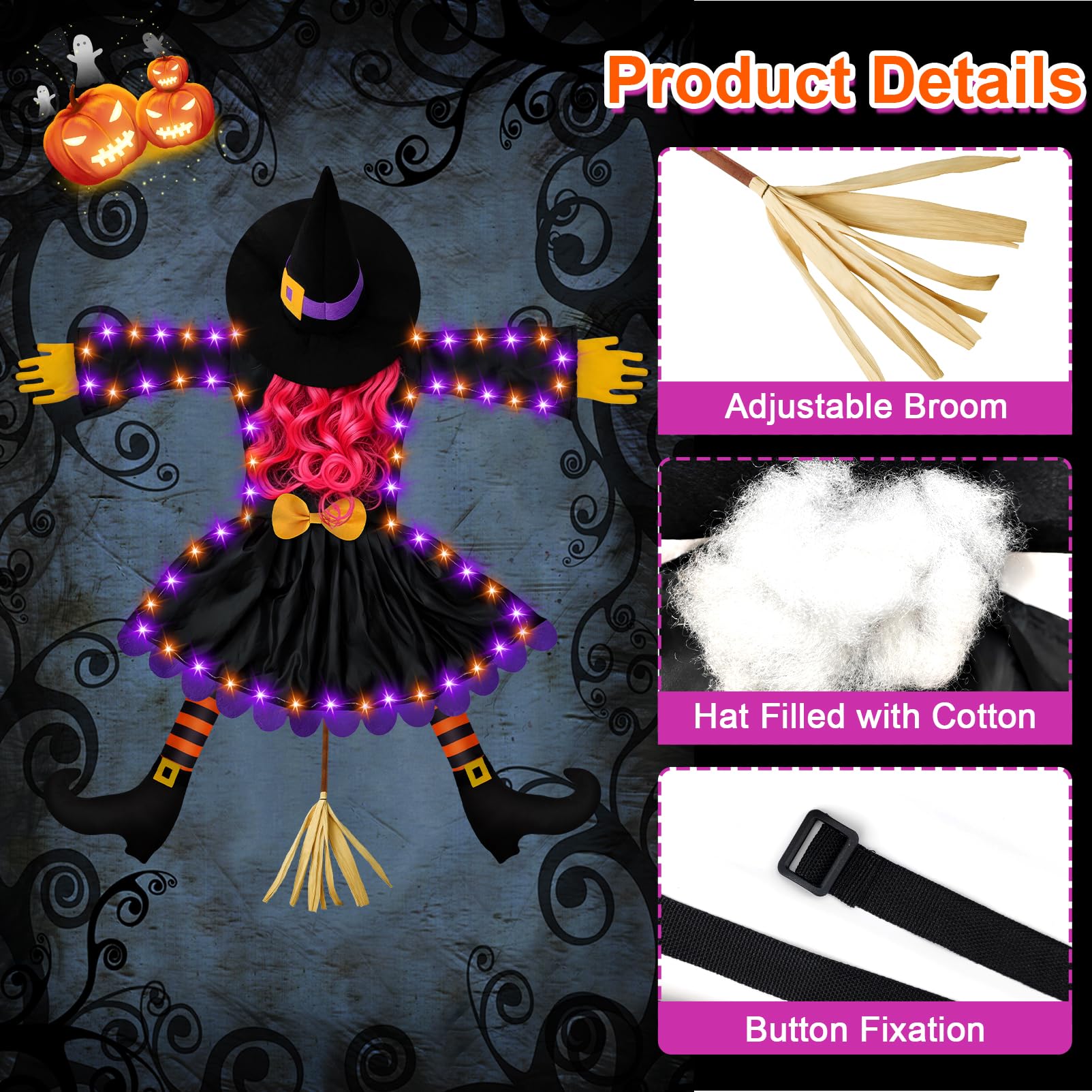 Remote control for ILLUMINEW Halloween Solar Witch decoration