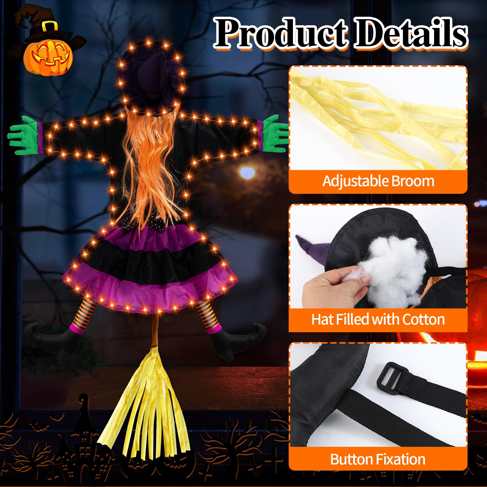 Remote control for ILLUMINEW Halloween witch decoration