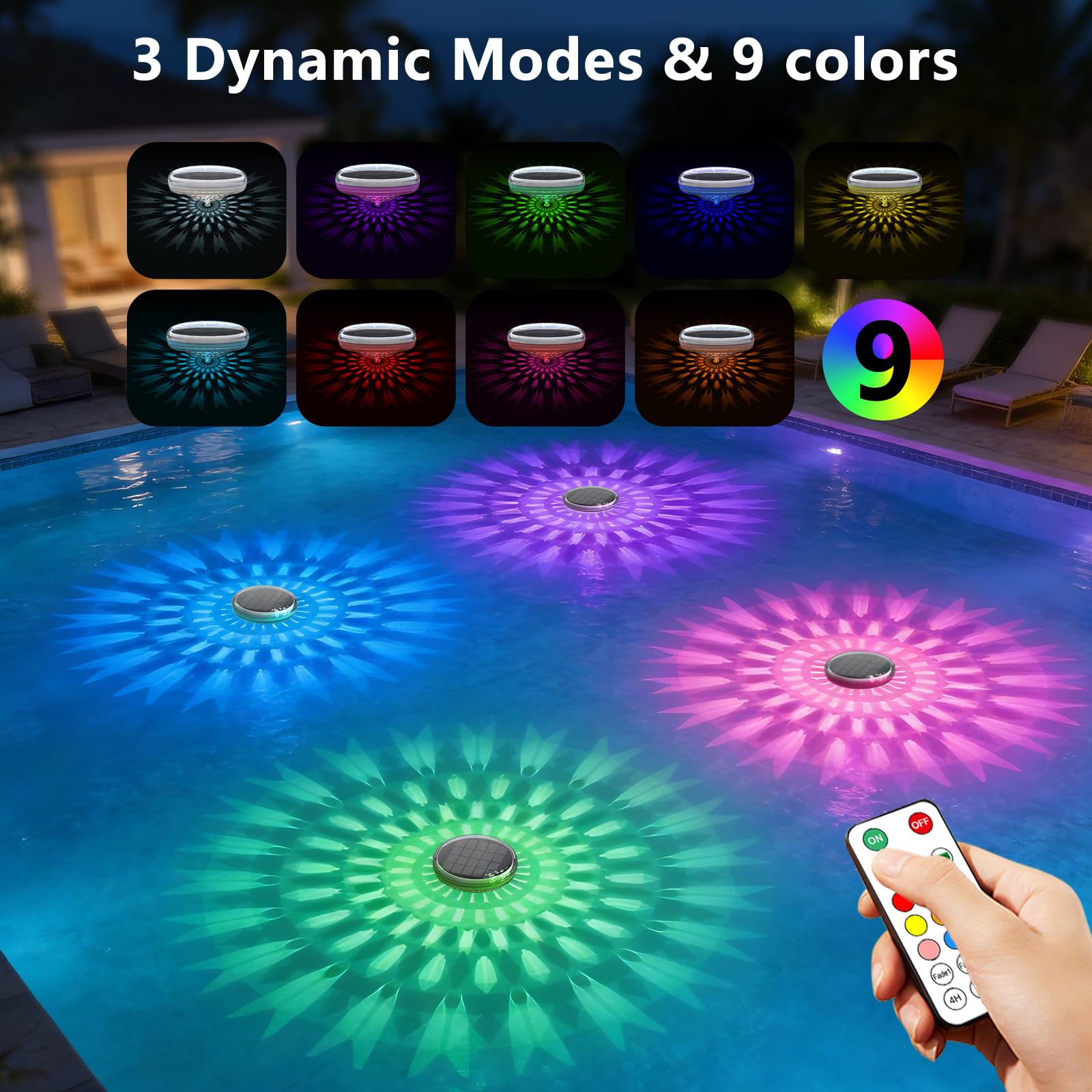 Remote control for Kitloo Solar Floating Pool Lights