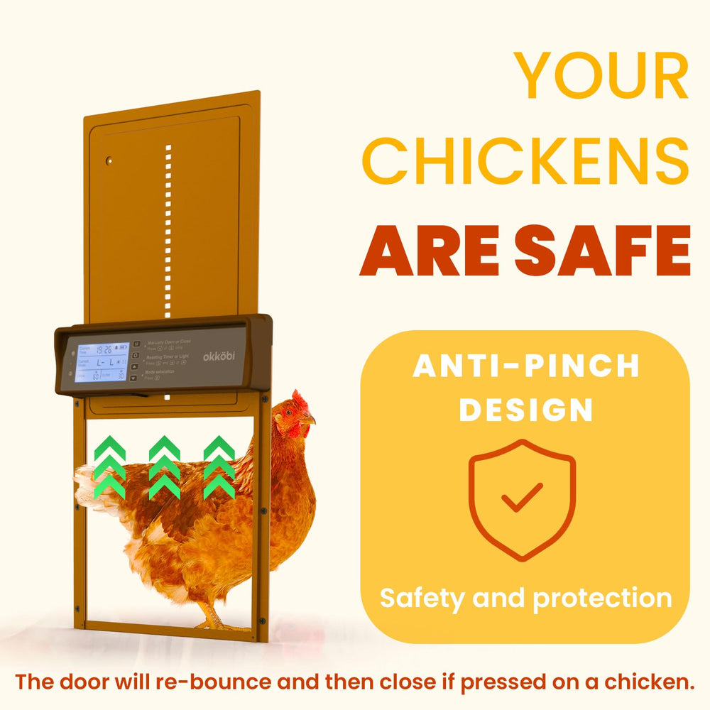 Remote control for OKKÖBI Chicken Coop Door with LCD display