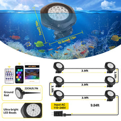 Remote control for T-SUN pond lights