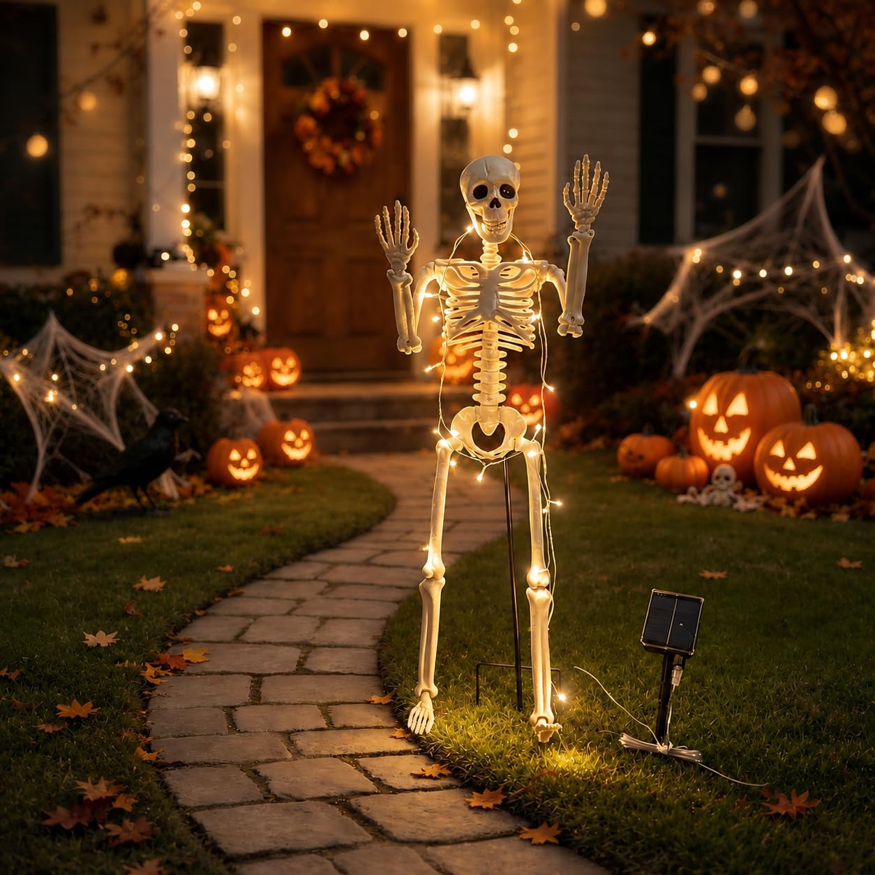Remote control for the solar Halloween skeleton