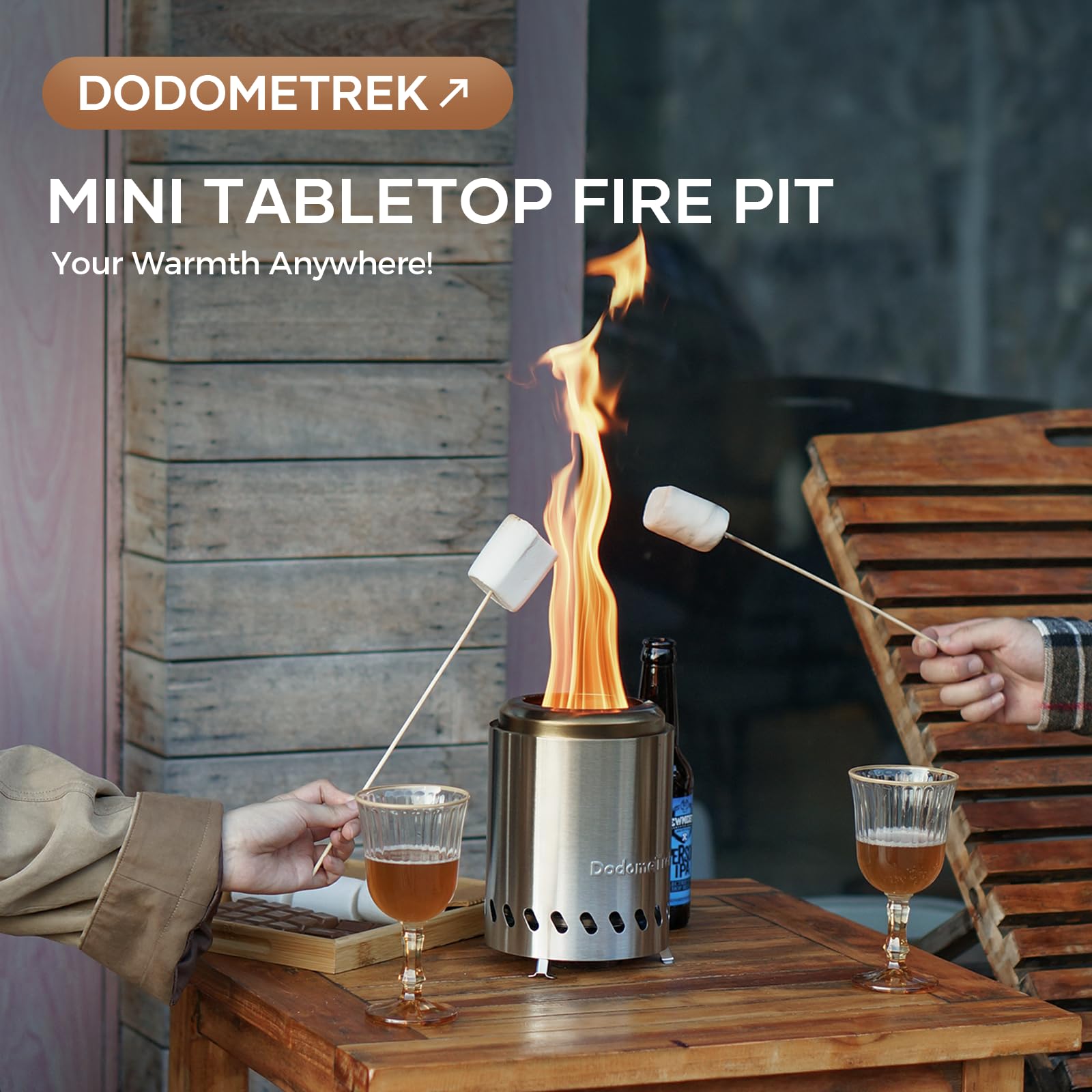 Removable ash pan of Dodometrek Fire Pit