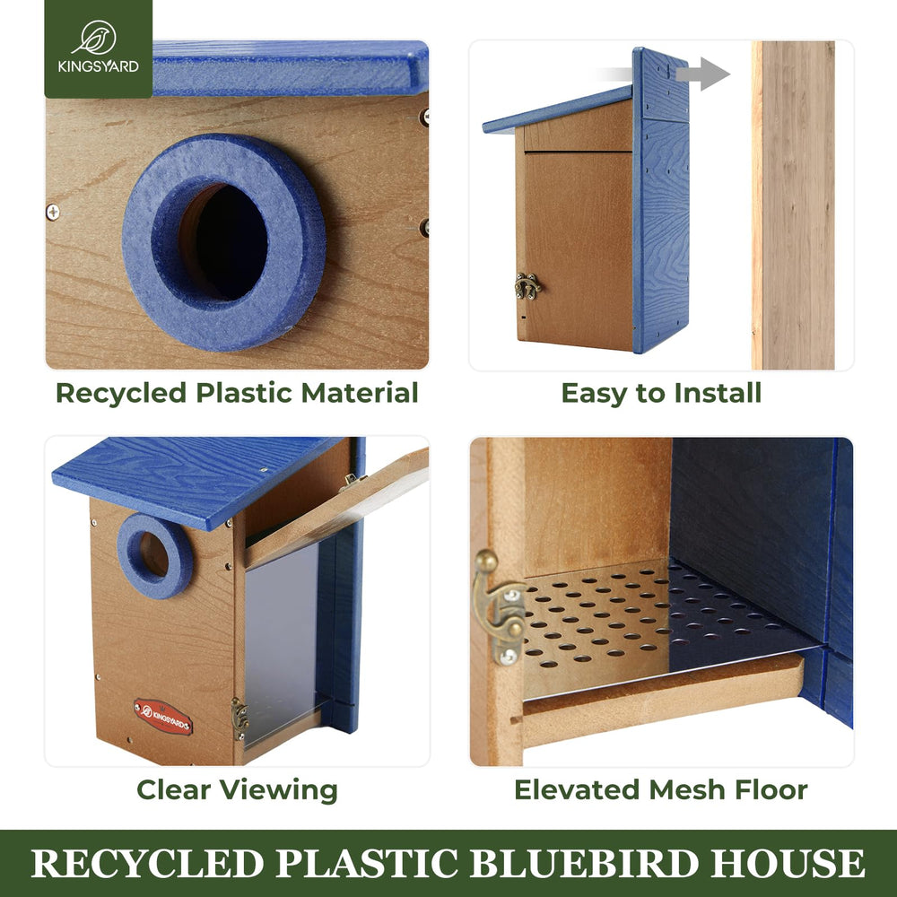 Removable bottom panel of Kingsyard Bluebird House