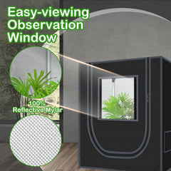 removable mylar floor tray from zazzy grow tent