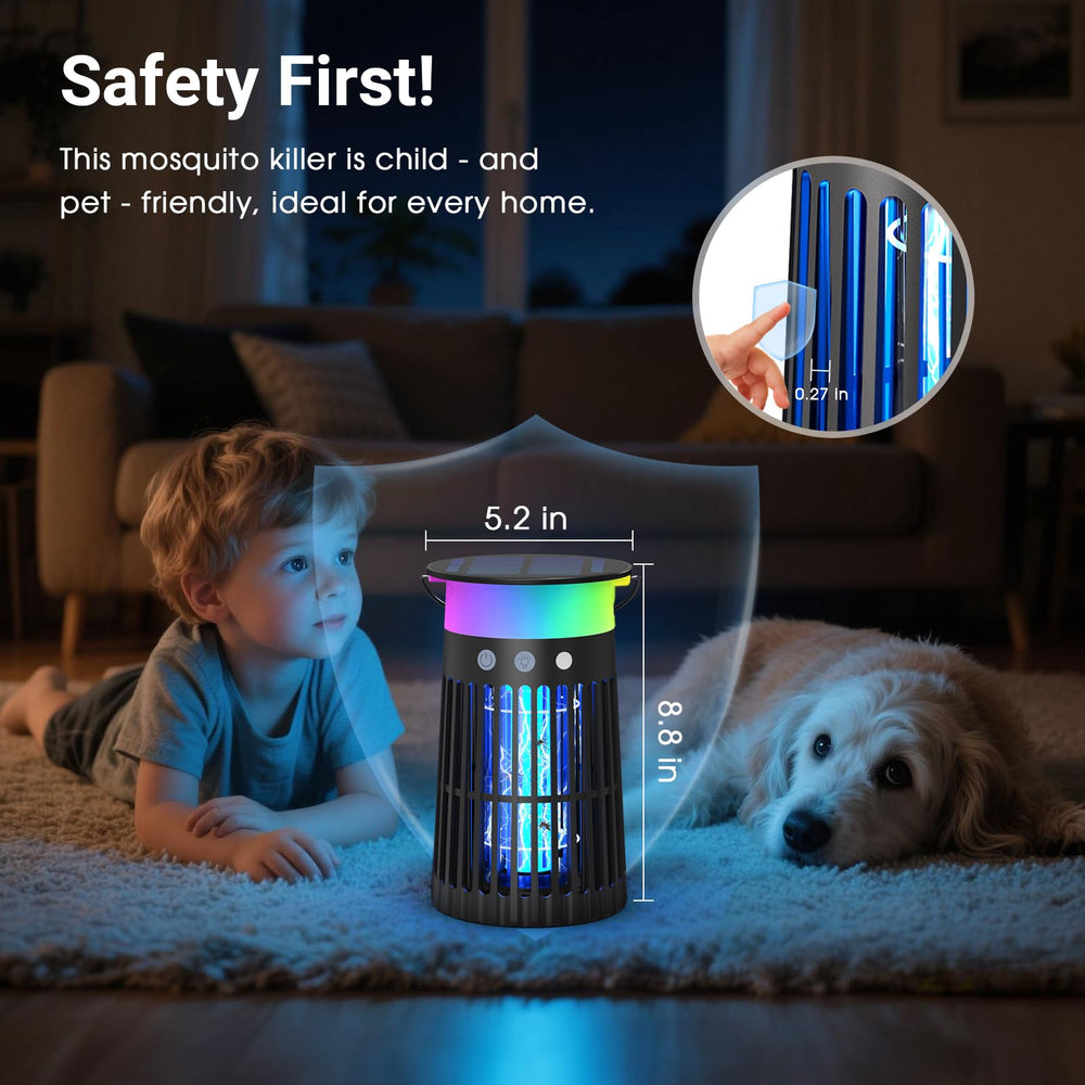 Removable tray of zechuan bug zapper for easy cleaning