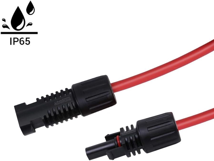 Renogy 20FT Solar Extension Cable in outdoor setting