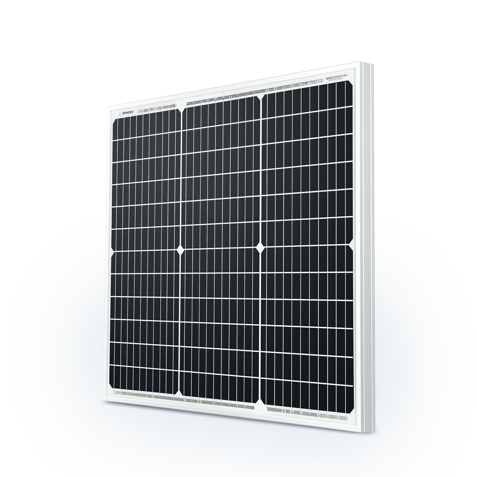 Renogy 50 Watt Monocrystalline Solar Panel front view
