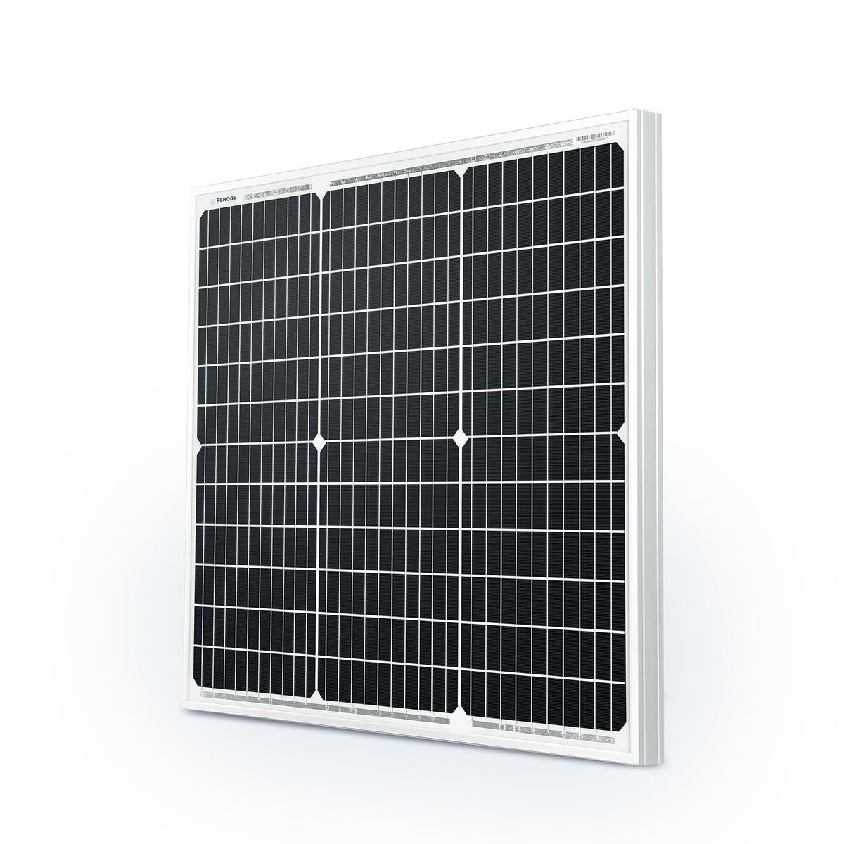 Renogy 50 Watt Monocrystalline Solar Panel front view