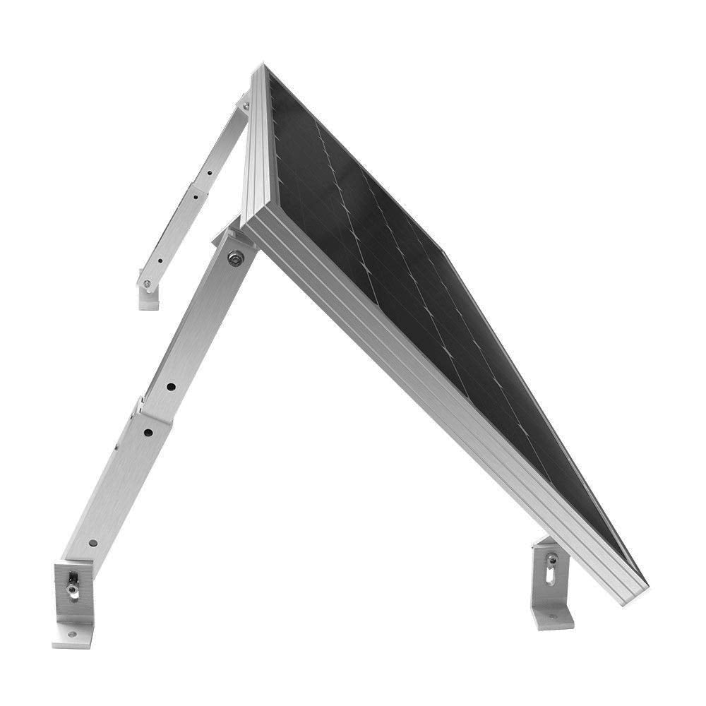 Renogy Adjustable Solar Panel Mount front view with tilt feature