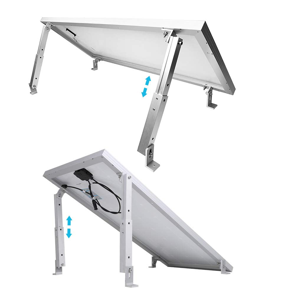 Renogy Adjustable Solar Panel Mount in outdoor setting