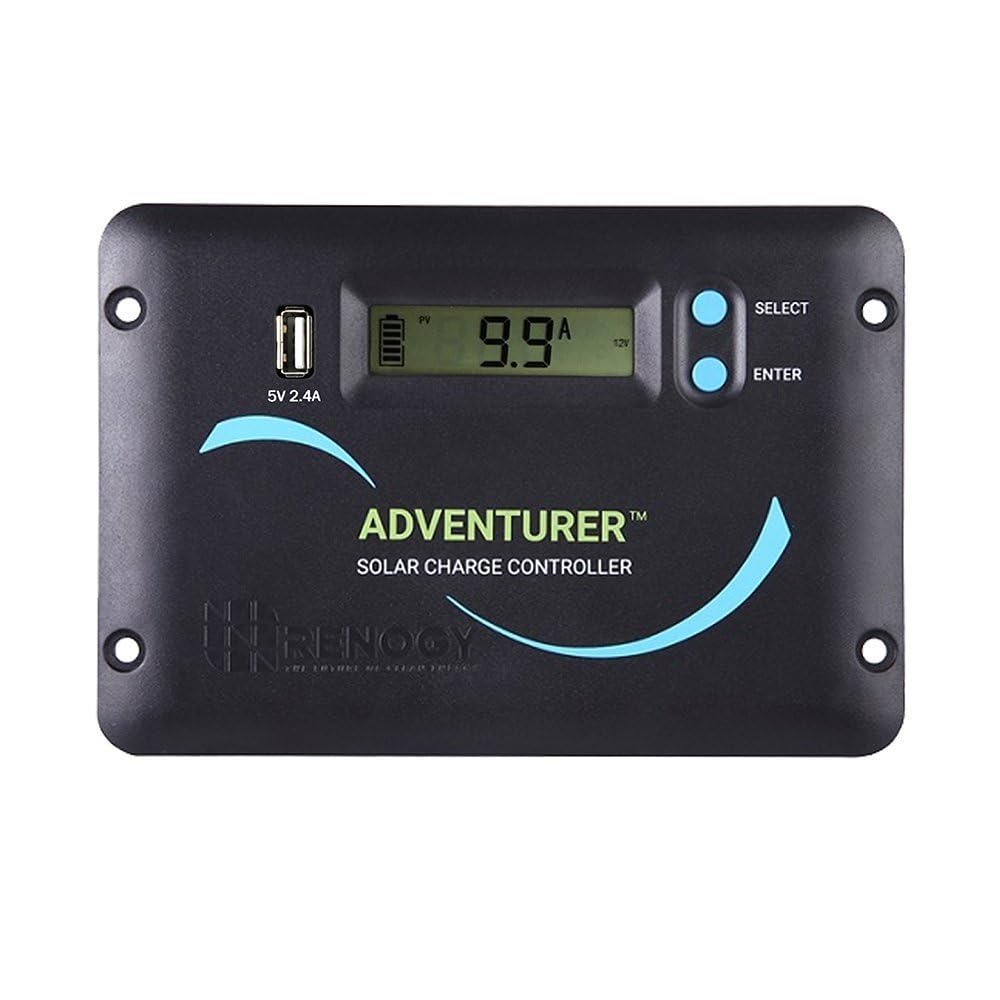 Renogy Adventurer 30A Solar Charge Controller front view