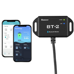 Renogy BT-2 Bluetooth Module front view with RJ45 port
