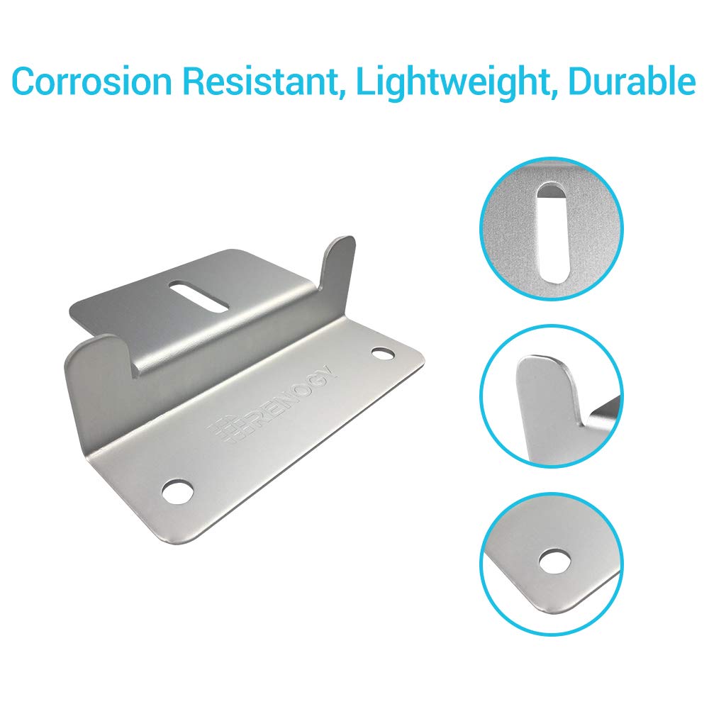 Renogy Z Bracket side view showing aluminum construction