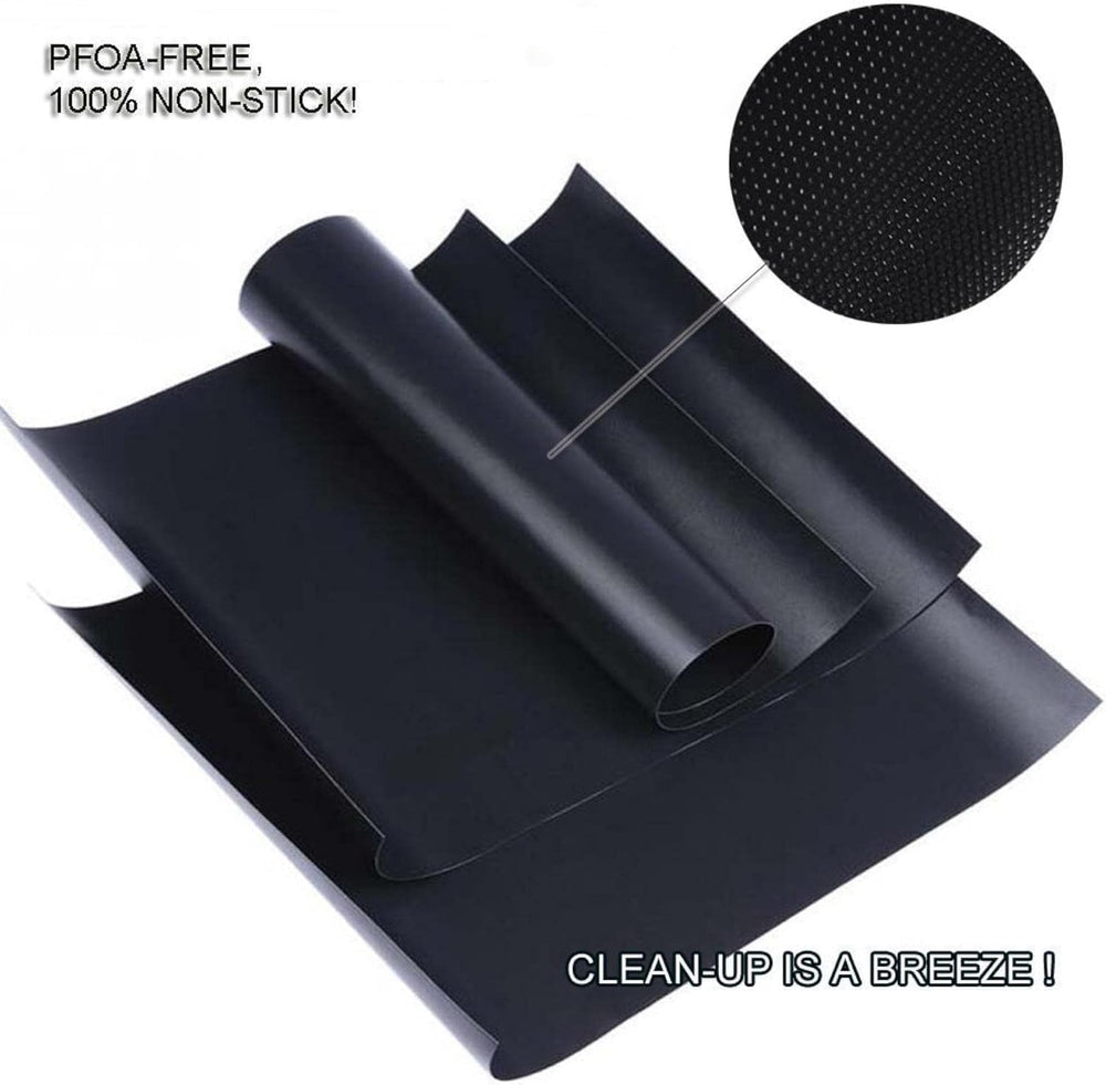 Renook Non-Stick Grill Mat cut into different shapes