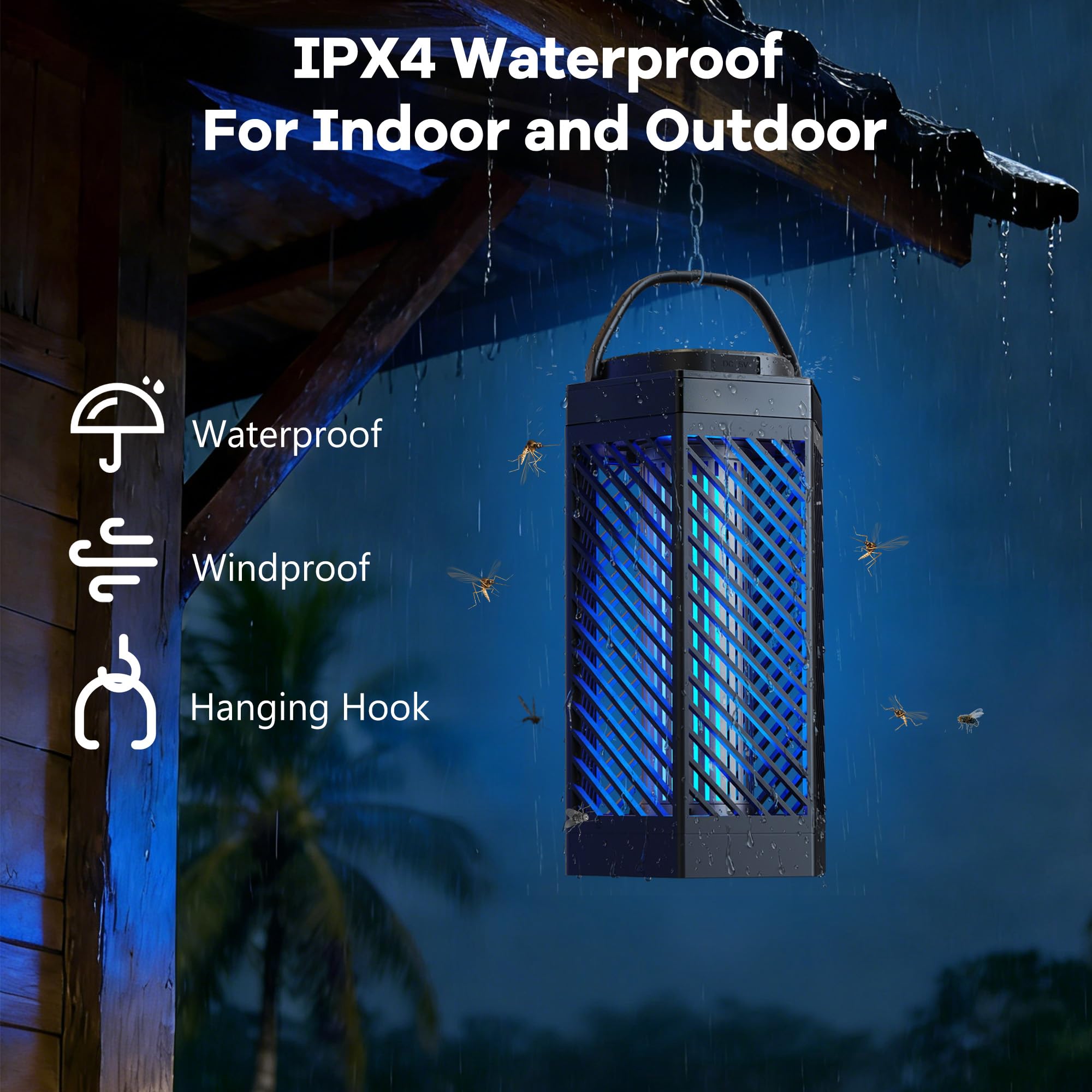 REOGLE Bug Zapper with UV light attracting insects