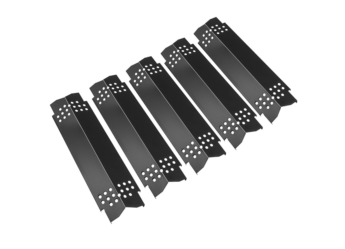 Replace Parts Grill Heat Plates set of 5, black porcelain steel