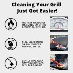 Replacement head for Grill Rescue Bristle Free Grill Brush