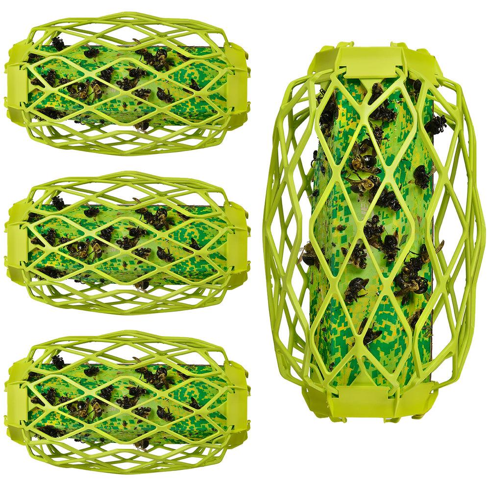 RESCUE! Carpenter Bee TrapStik 4 Pack in green plastic