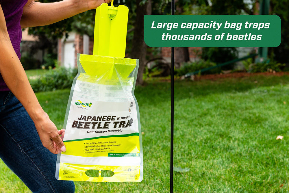 RESCUE! Japanese Beetle Trap with attractant cartridge
