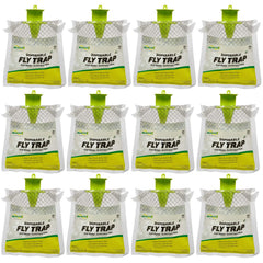 RESCUE! Outdoor Disposable Fly Trap front view with attractant bait