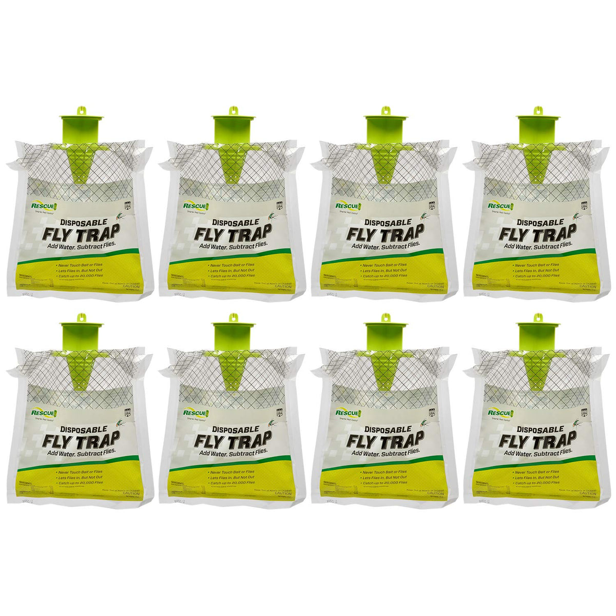 RESCUE! Outdoor Disposable Fly Trap packaging front view