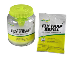 RESCUE! Outdoor Fly Trap packaging with four traps