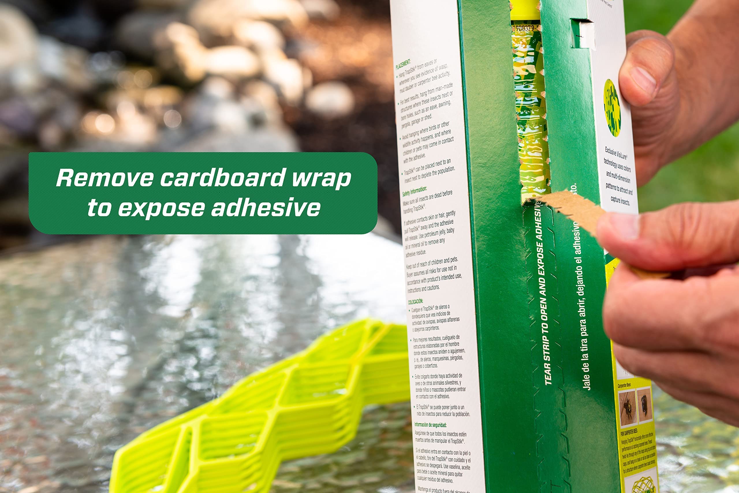 RESCUE! TrapStik packaging with product details