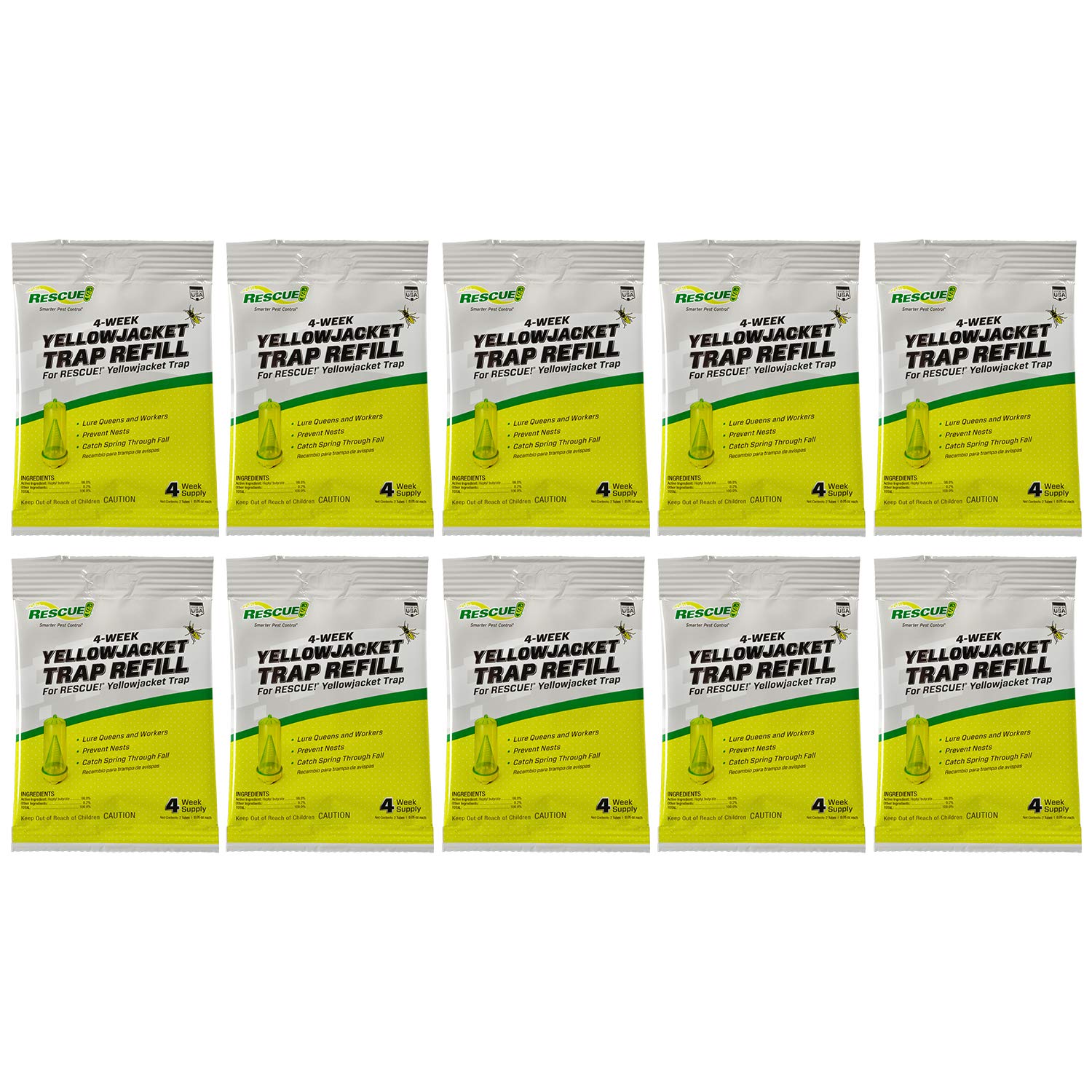 RESCUE! Yellowjacket Attractant 10 Pack front view