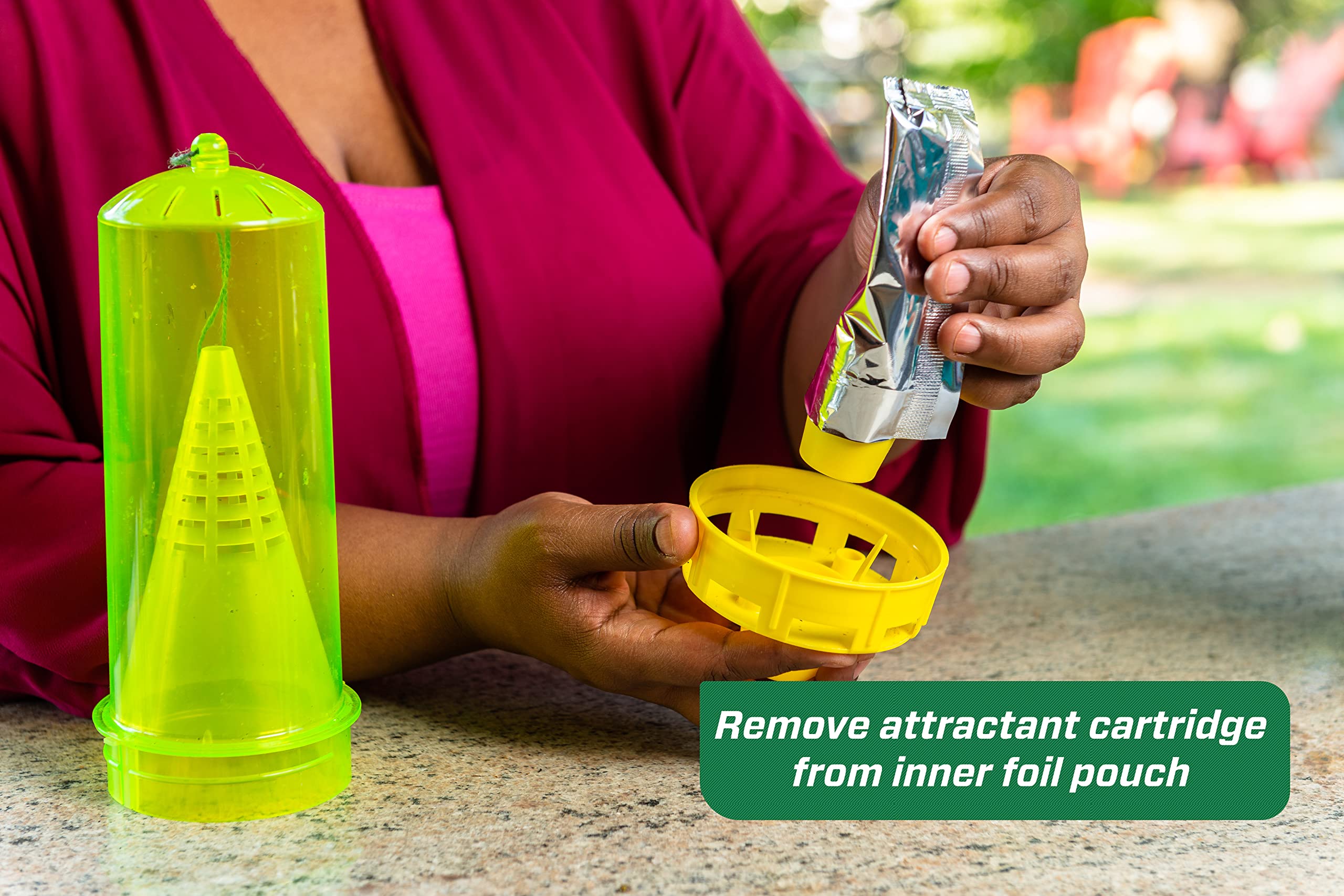 RESCUE! Yellowjacket Attractant Cartridge side view