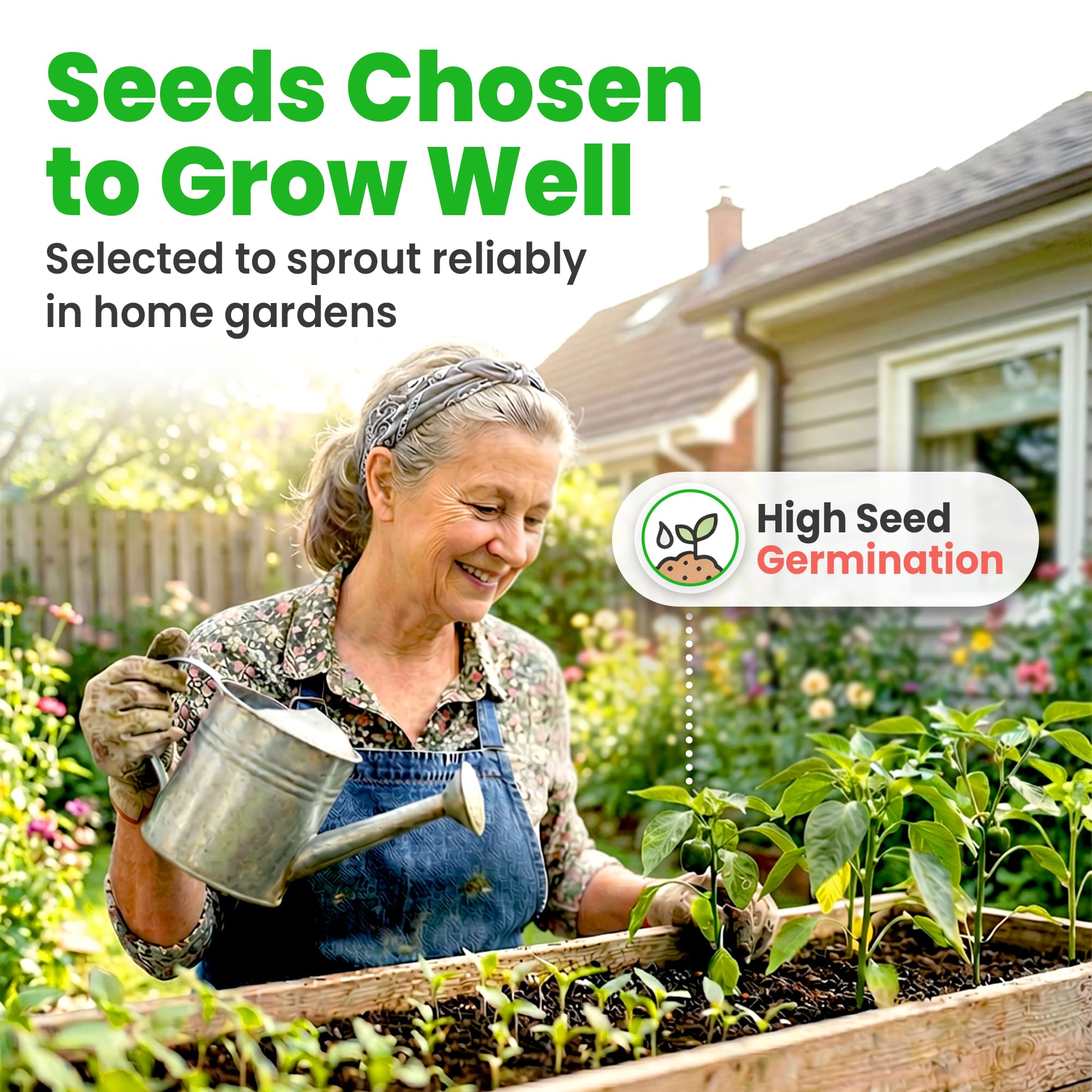 Resealable moisture-proof pouch for NatureZ Edge seeds