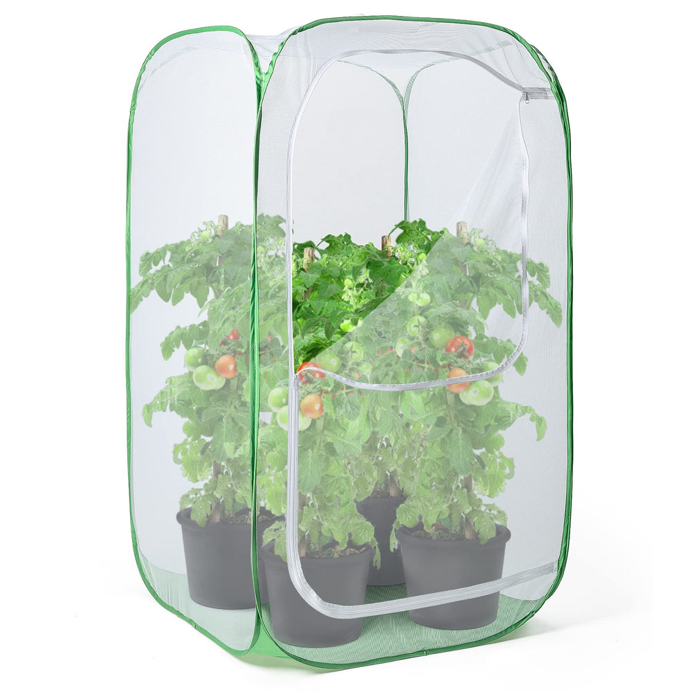 RESTCLOUD 36-inch Outdoor Mesh Plant Enclosure front view