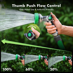 Restmo 10-in-1 Water Hose Nozzle with ergonomic grip