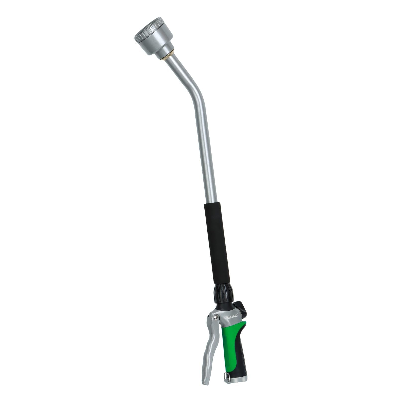 Restmo 24 Inch Watering Wand with gentle shower head, green