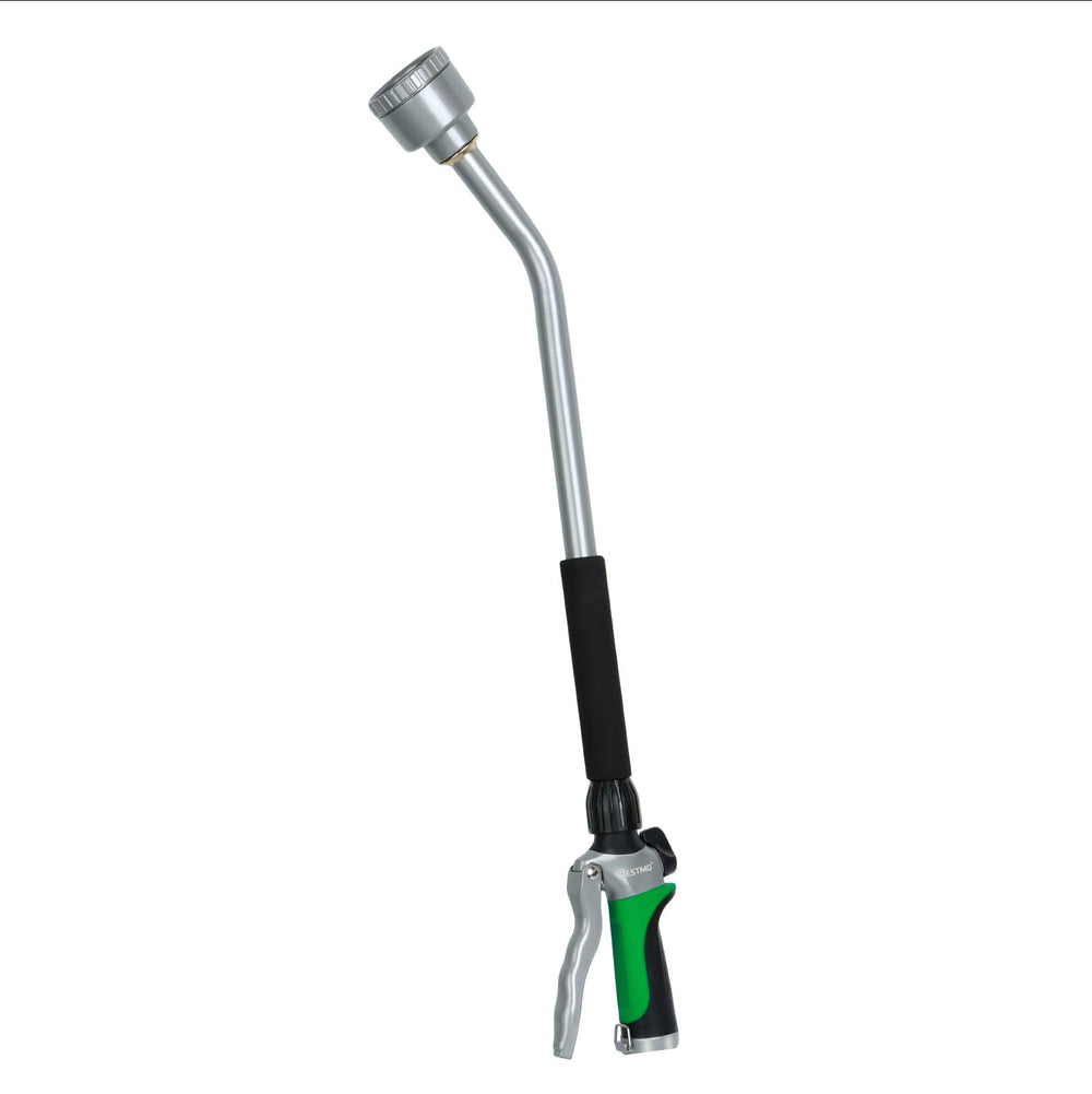 Restmo 24 Inch Watering Wand with gentle shower head, green