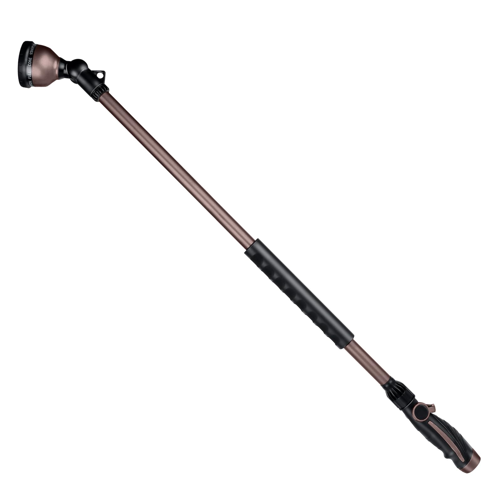 Restmo 36-inch watering wand front view with ergonomic handle