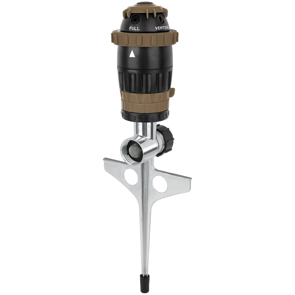 Restmo Gear Drive Sprinkler brown model front view