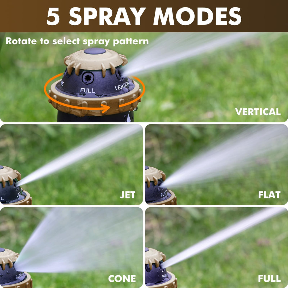 Restmo Gear Drive Sprinkler in garden watering plants