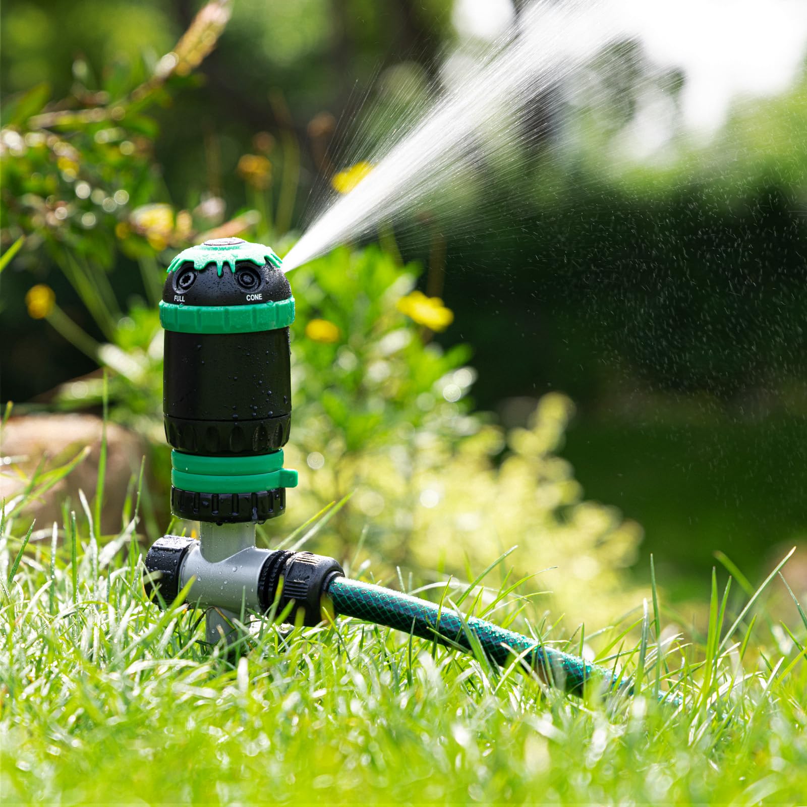 Restmo Gear Drive Sprinkler packaging front view