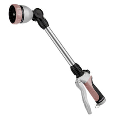 Restmo Heavy Duty Metal Hose Wand front view in Rose Gold