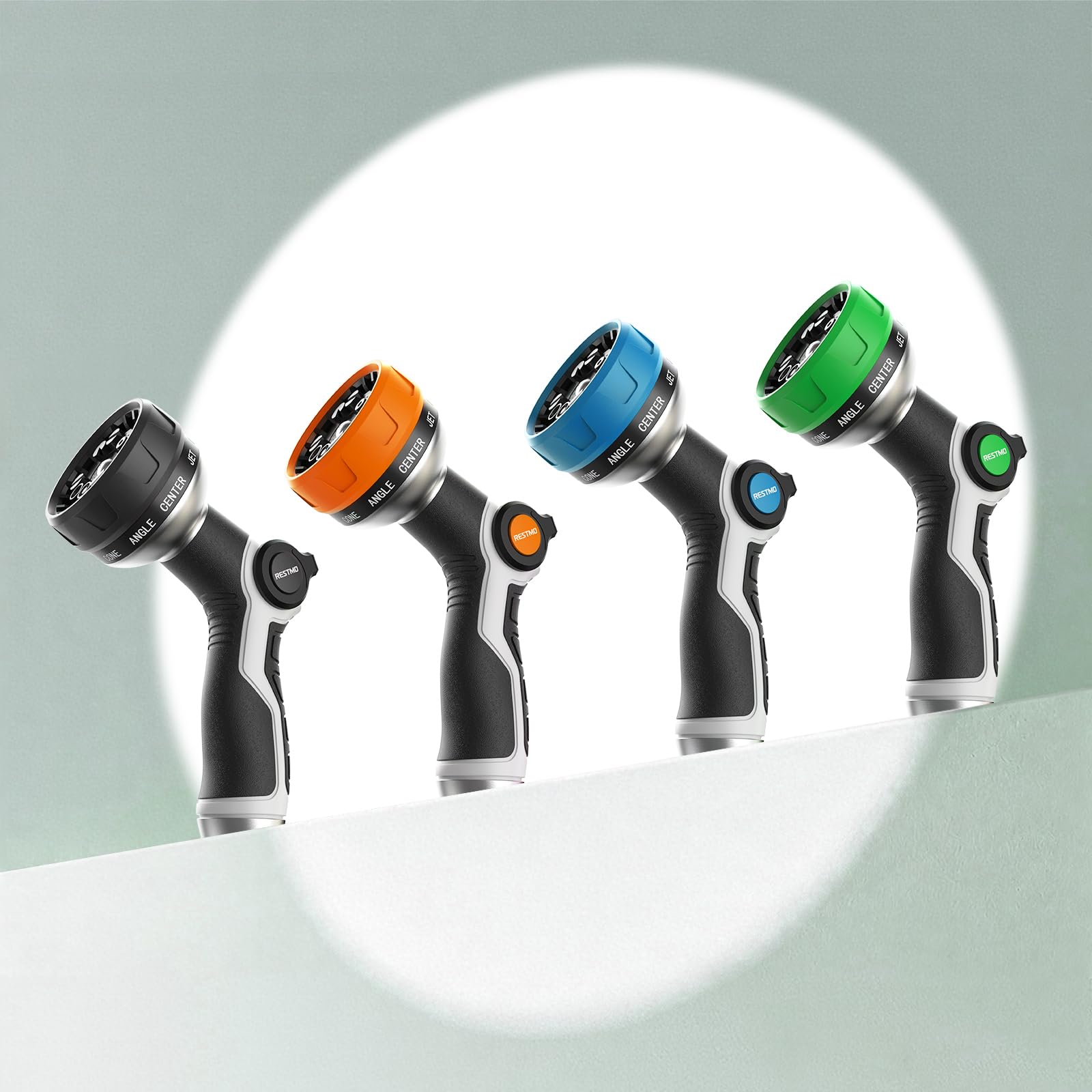 Restmo hose nozzle packaging front view