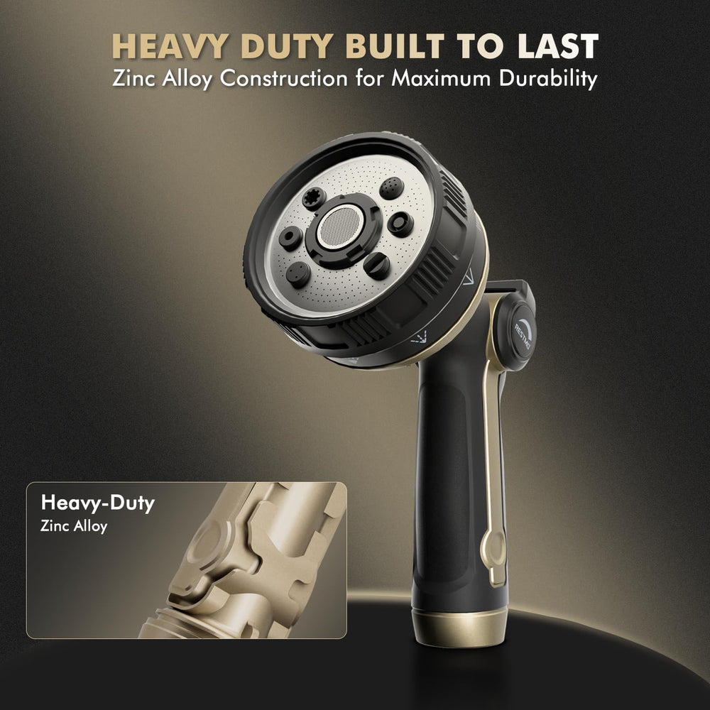 Restmo Hose Nozzle showing thumb control feature