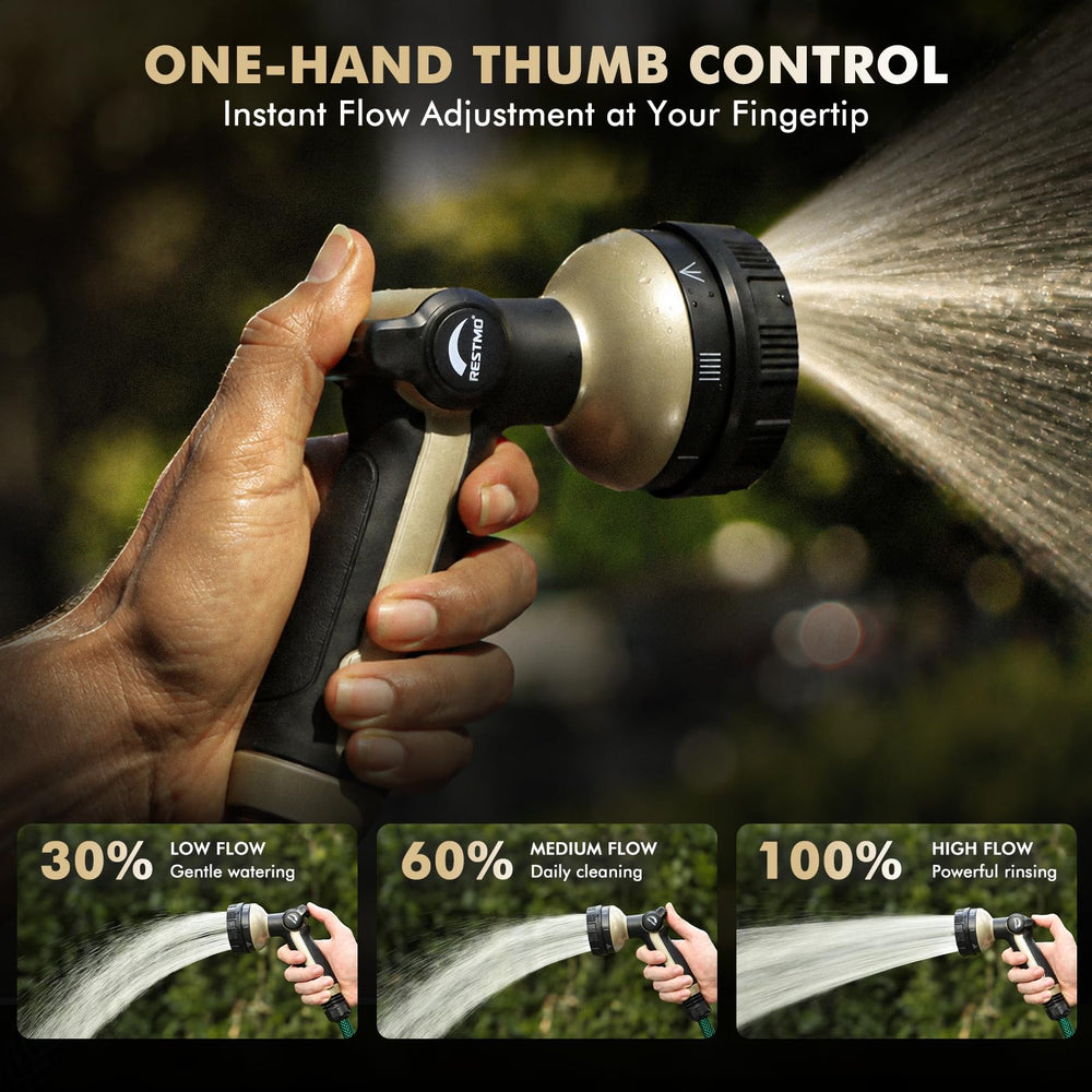 Restmo Hose Nozzle with 8 watering patterns