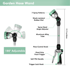 Restmo Hose Wand 180° swivel head close-up