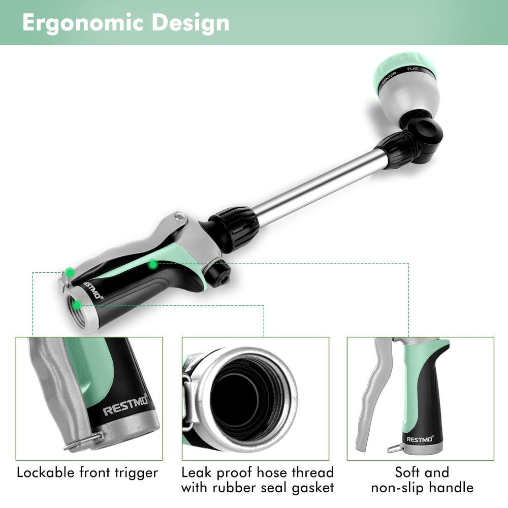 Restmo Hose Wand ergonomic grip detail