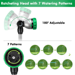 Restmo watering wand with seven watering patterns dial