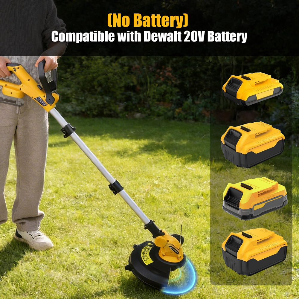Retek Cordless String Trimmer with 90° rotating handle